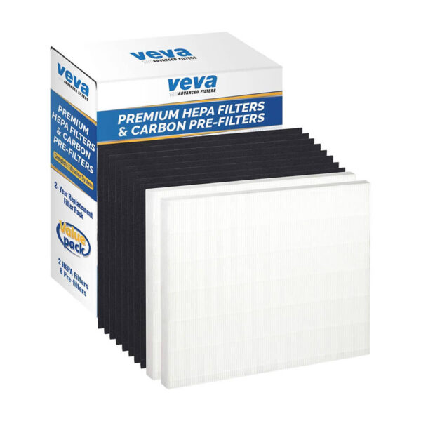 VEVA HEPA Filters and Carbon Pre-Filters Compatible with Coway Airmega AP-1512HH