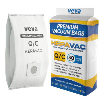 VEVA Premium HEPA Vacuum Bags Type Q compatible with Kenmore Sears canister vacuum cleaners